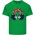 LGBT Find Your Peace Gay Pride Day Mens Cotton T-Shirt Tee Top Irish Green