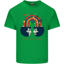 LGBT Find Your Peace Gay Pride Day Mens Cotton T-Shirt Tee Top Irish Green