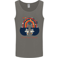 LGBT Find Your Peace Gay Pride Day Mens Vest Tank Top Charcoal