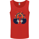 LGBT Find Your Peace Gay Pride Day Mens Vest Tank Top Red