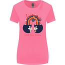 LGBT Find Your Peace Gay Pride Day Womens Wider Cut T-Shirt Azalea