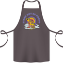 LGBT Frog Stand Out to Be Proud Gay Pride Cotton Apron 100% Organic Dark Grey