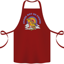 LGBT Frog Stand Out to Be Proud Gay Pride Cotton Apron 100% Organic Maroon