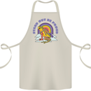 LGBT Frog Stand Out to Be Proud Gay Pride Cotton Apron 100% Organic Natural