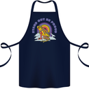 LGBT Frog Stand Out to Be Proud Gay Pride Cotton Apron 100% Organic Navy Blue