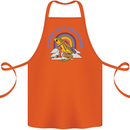LGBT Frog Stand Out to Be Proud Gay Pride Cotton Apron 100% Organic Orange