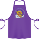 LGBT Frog Stand Out to Be Proud Gay Pride Cotton Apron 100% Organic Purple
