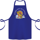 LGBT Frog Stand Out to Be Proud Gay Pride Cotton Apron 100% Organic Royal Blue