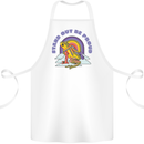 LGBT Frog Stand Out to Be Proud Gay Pride Cotton Apron 100% Organic White