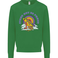 LGBT Frog Stand Out to Be Proud Gay Pride Kids Sweatshirt Jumper Irish Green