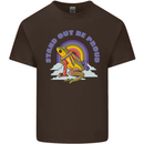 LGBT Frog Stand Out to Be Proud Gay Pride Kids T-Shirt Childrens Chocolate