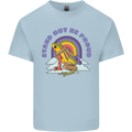 LGBT Frog Stand Out to Be Proud Gay Pride Kids T-Shirt Childrens Light Blue