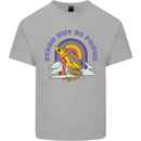 LGBT Frog Stand Out to Be Proud Gay Pride Kids T-Shirt Childrens Sports Grey