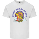 LGBT Frog Stand Out to Be Proud Gay Pride Kids T-Shirt Childrens White