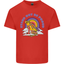 LGBT Frog Stand Out to Be Proud Gay Pride Mens Cotton T-Shirt Tee Top Red