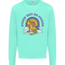 LGBT Frog Stand Out to Be Proud Gay Pride Mens Sweatshirt Jumper Peppermint