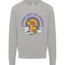 LGBT Frog Stand Out to Be Proud Gay Pride Mens Sweatshirt Jumper Sports Grey