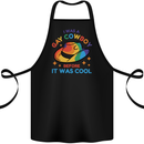 LGBT Gay Pride Cowboy Awareness Day Cotton Apron 100% Organic Black