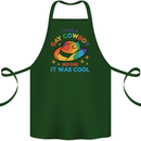 LGBT Gay Pride Cowboy Awareness Day Cotton Apron 100% Organic Forest Green