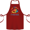 LGBT Gay Pride Cowboy Awareness Day Cotton Apron 100% Organic Maroon