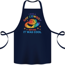 LGBT Gay Pride Cowboy Awareness Day Cotton Apron 100% Organic Navy Blue