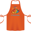 LGBT Gay Pride Cowboy Awareness Day Cotton Apron 100% Organic Orange
