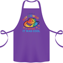 LGBT Gay Pride Cowboy Awareness Day Cotton Apron 100% Organic Purple