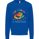 LGBT Gay Pride Cowboy Awareness Day Kids Sweatshirt Jumper Royal Blue