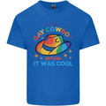 LGBT Gay Pride Cowboy Awareness Day Kids T-Shirt Childrens Royal Blue