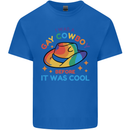 LGBT Gay Pride Cowboy Awareness Day Mens Cotton T-Shirt Tee Top Royal Blue