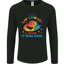 LGBT Gay Pride Cowboy Awareness Day Mens Long Sleeve T-Shirt Black