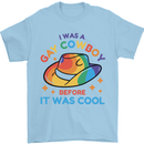 LGBT Gay Pride Cowboy Awareness Day Mens T-Shirt Cotton Gildan Light Blue