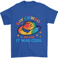 LGBT Gay Pride Cowboy Awareness Day Mens T-Shirt Cotton Gildan Royal Blue