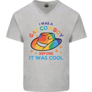 LGBT Gay Pride Cowboy Awareness Day Mens V-Neck Cotton T-Shirt Sports Grey
