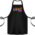 LGBT Gay Pride Day Awareness Cotton Apron 100% Organic Black
