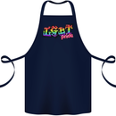 LGBT Gay Pride Day Awareness Cotton Apron 100% Organic Navy Blue
