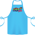 LGBT Gay Pride Day Awareness Cotton Apron 100% Organic Turquoise