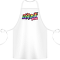 LGBT Gay Pride Day Awareness Cotton Apron 100% Organic White