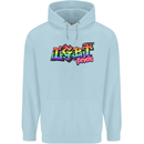 LGBT Gay Pride Day Awareness Mens 80% Cotton Hoodie Light Blue
