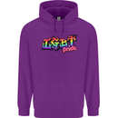 LGBT Gay Pride Day Awareness Mens 80% Cotton Hoodie Purple
