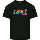 LGBT Gay Pride Day Awareness Mens Cotton T-Shirt Tee Top Black