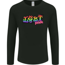 LGBT Gay Pride Day Awareness Mens Long Sleeve T-Shirt Black