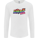 LGBT Gay Pride Day Awareness Mens Long Sleeve T-Shirt White