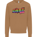 LGBT Gay Pride Day Awareness Mens Sweatshirt Jumper Caramel Latte