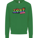 LGBT Gay Pride Day Awareness Mens Sweatshirt Jumper Irish Green