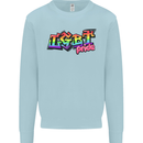 LGBT Gay Pride Day Awareness Mens Sweatshirt Jumper Light Blue