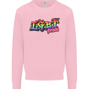 LGBT Gay Pride Day Awareness Mens Sweatshirt Jumper Light Pink