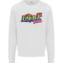 LGBT Gay Pride Day Awareness Mens Sweatshirt Jumper White