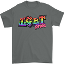 LGBT Gay Pride Day Awareness Mens T-Shirt Cotton Gildan Charcoal