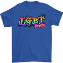 LGBT Gay Pride Day Awareness Mens T-Shirt Cotton Gildan Royal Blue